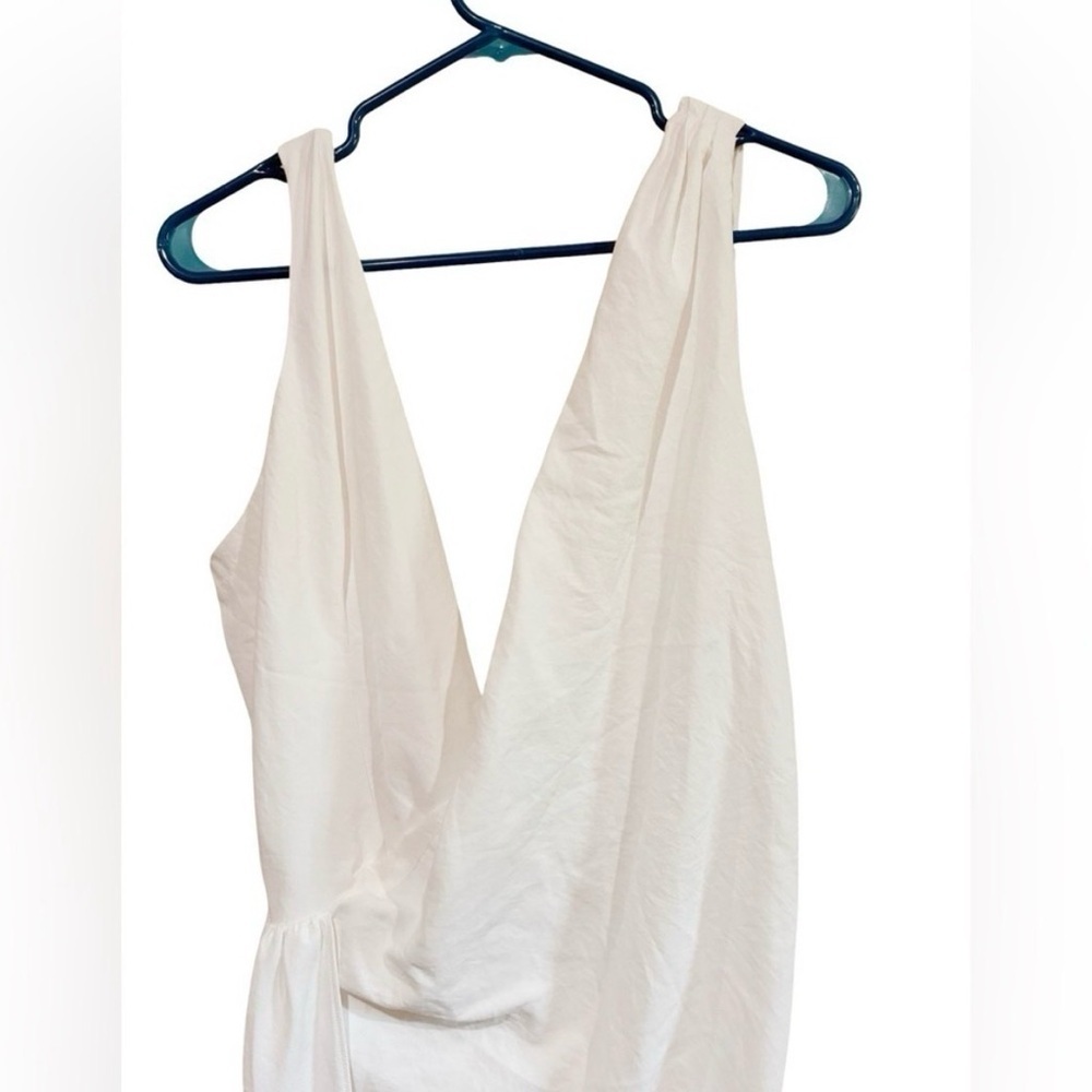 Mistress Rocks Plunge Drape Cocktail Minidress
White - Picture 7 of 12